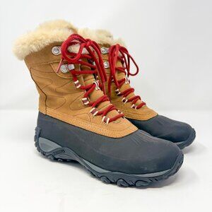 Merrell Yokota Polar Waterproof Boots Women’s Size 7.5 Tobacco 200G Insulated